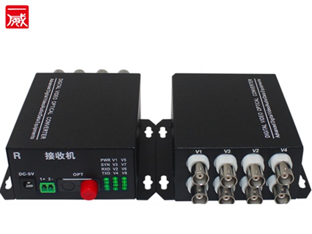 一威8路純視頻光端機(jī)
